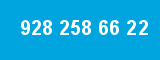 928 258 66 22 928 258 66 22